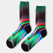 Chaussette Danse Lumineuse Abstraite (Gauche)