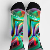 Chaussette Danse Lumineuse Abstraite (Haut)