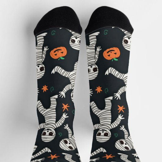 Chaussette Danse sur l'halloween avec des chaussettes (Haut)
