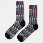 Chaussette Dark Mark Geometric Icon Pattern (Gauche)