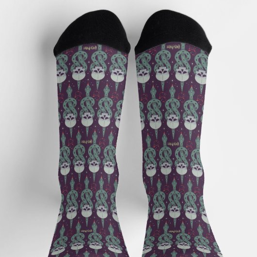 Chaussette Dark Mark Geometric Icon Pattern (Haut)