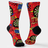 Chaussette Dart Player fléchettes à motif (Angulaire)