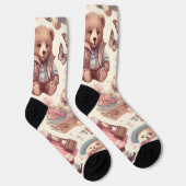 Chaussette De Beaux Ours Vintages sans joint (Droite)