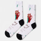 Chaussette de créateur durable de luxe pour équipa (Gauche)
