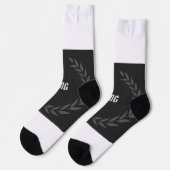 Chaussette de Crew Premium Imprimée avec Image de (Gauche)