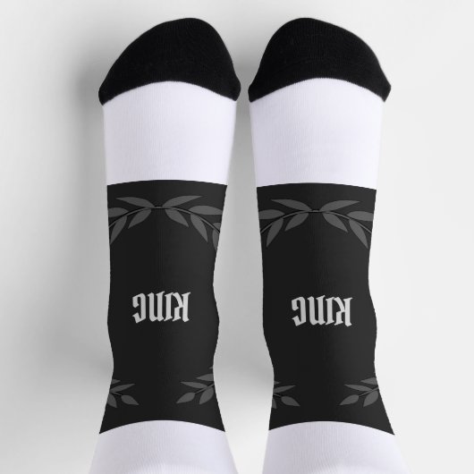 Chaussette de Crew Premium Imprimée avec Image de (Haut)