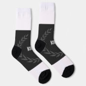 Chaussette de Crew Premium Imprimée avec Image de (Droite)