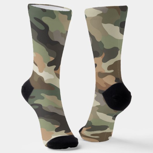 Chaussette de crû camouflage durable premium (Angulaire)