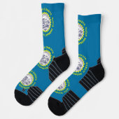 Chaussette de crue athlétique avec drapeau du Dako (Gauche)