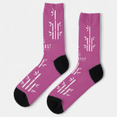  Chaussette de maintien premium durable (Lilas cla (Gauche)