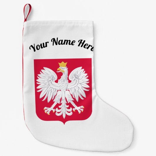 Chaussette de Noël Aigle Polonais (Devant)