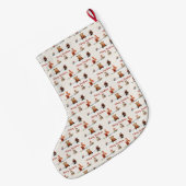 Chaussette de Noël Animaux Coquets de la Forêt (Dos (Accrochage))