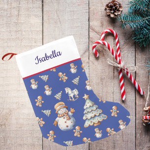 Chaussette de Noël au motif de Noël mignon
