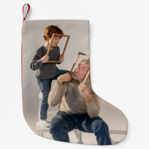 Chaussette de Noël avec photo personnalisée