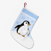 Chaussette de Noël Bébé Manchot Mignon (Devant (Accrochage))