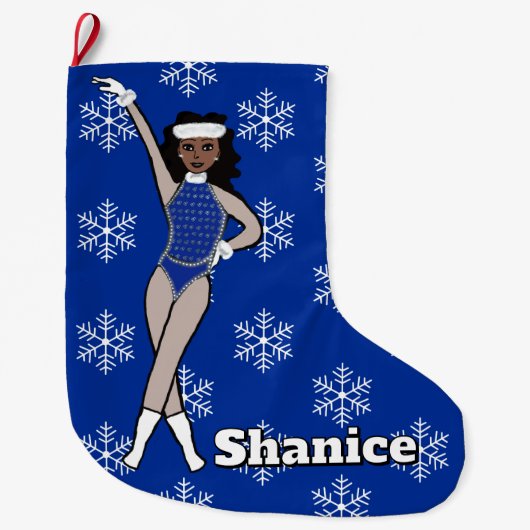 Chaussette de Noël Blue Dancer #1  (Devant)