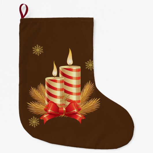 Chaussette de Noël, Bougie de Noël (Devant)
