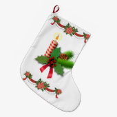 Chaussette de Noël, Bougie de Noël (Devant (Accrochage))