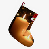 Chaussette de Noël, Bougie de Noël (Devant (Accrochage))