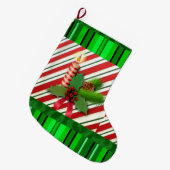 Chaussette de Noël, Bougie de Noël (Devant (Accrochage))
