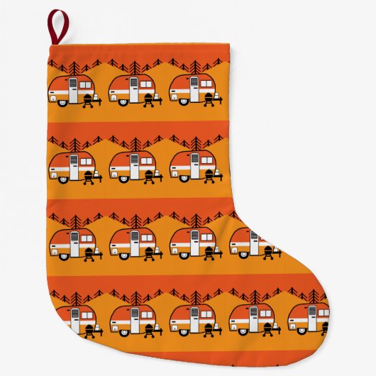 Chaussette de Noël Caravane (Devant)
