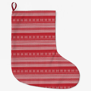 Chaussette de Noël classique Fair Isle