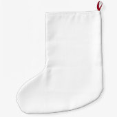 Chaussette De Noël COOL ! Grande rangement - Faux Linge - 2 Côtés (Dos)