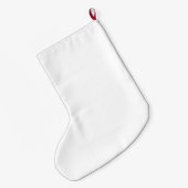 Chaussette De Noël COOL ! Grande rangement - Faux Linge - 2 Côtés (Dos (Accrochage))