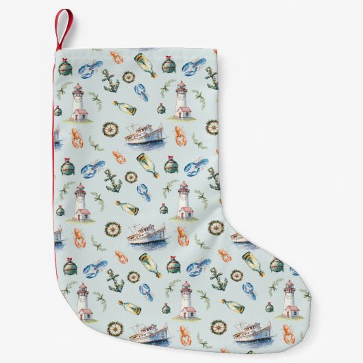 Chaussette de Noël Côtière Joyeuse (Devant)