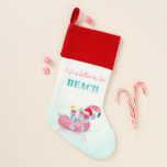 Chaussette De Noël Cute Mouse  Stylish Beach<br><div class="desc">Tropical beach towel with a mouse.</div>