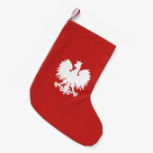 Chaussette de Noël de l'aigle polonaise (Devant (Accrochage))