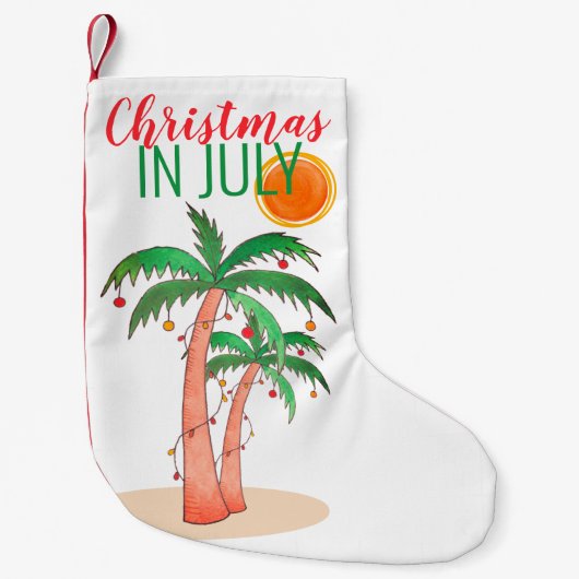 Chaussette de Noël de Noël en juillet (Devant)