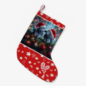 Chaussette de Noël de perroquet (Devant (Accrochage))