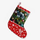 Chaussette de Noël de perroquet (Devant (Accrochage))