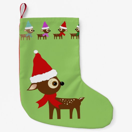 Chaussette de Noël de Renne Mignon (Devant)