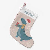 Chaussette de Noël dinosaure (Devant (Accrochage))