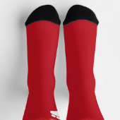 Chaussette de Noël festive avec votre nom personna (Haut)