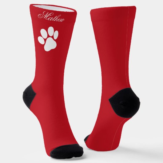 Chaussette de Noël festive avec votre nom personna (Angulaire)