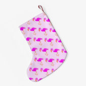 Chaussette de Noël Flamant Rose (Dos (Accrochage))