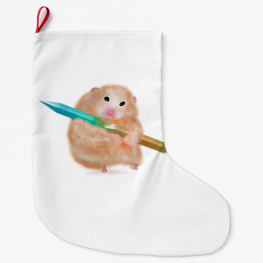 Chaussette de Noël Fun Hamster par ORDesigns (Devant)