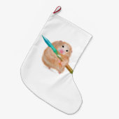 Chaussette de Noël Fun Hamster par ORDesigns (Devant (Accrochage))