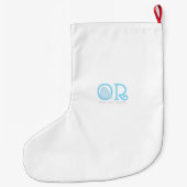 Chaussette de Noël Fun Hamster par ORDesigns (Dos)
