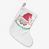 Chaussette de Noël Gnomie Noël (Devant (Accrochage))