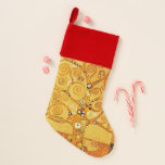 Chaussette De Noël Gustav Klimt Arbre de Vie : Symboliste Art Nouveau<br><div class="desc">Élevez votre espace avec ce chef-d'oeuvre emblématique, "L'arbre de vie" de Gustav Klimt (de la Frieze Stoclet). Cette oeuvre d'art de l'Art Nouveau est captivante avec ses branches dorées tourbillonnantes, ses motifs complexes et ses motifs symboliques qui représentent le voyage, la connexion et la croissance de la vie. L'utilisation signature...</div>