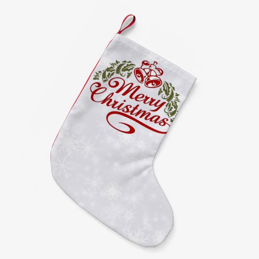 Chaussette de Noël "Joyeux Noël" (Devant (Accrochage))