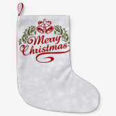 Chaussette de Noël "Joyeux Noël" (Devant)