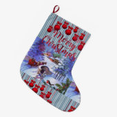 Chaussette de Noël, Joyeux Noël (Devant (Accrochage))
