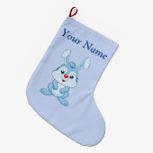 Chaussette de Noël Lapin (Devant (Accrochage))