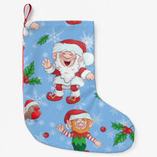 Chaussette de Noël moderne et drôle du Père Noël