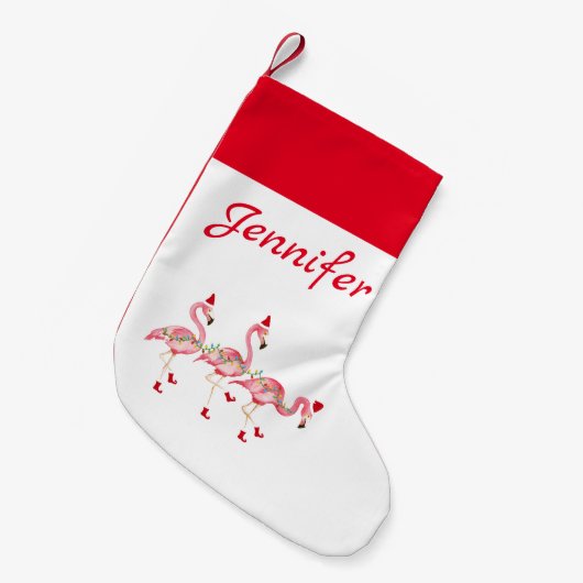 Chaussette de Noël monogrammée (Devant (Accrochage))